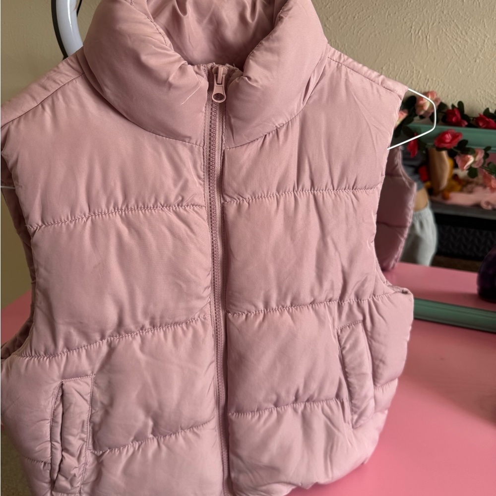 Pink Puffer Vest